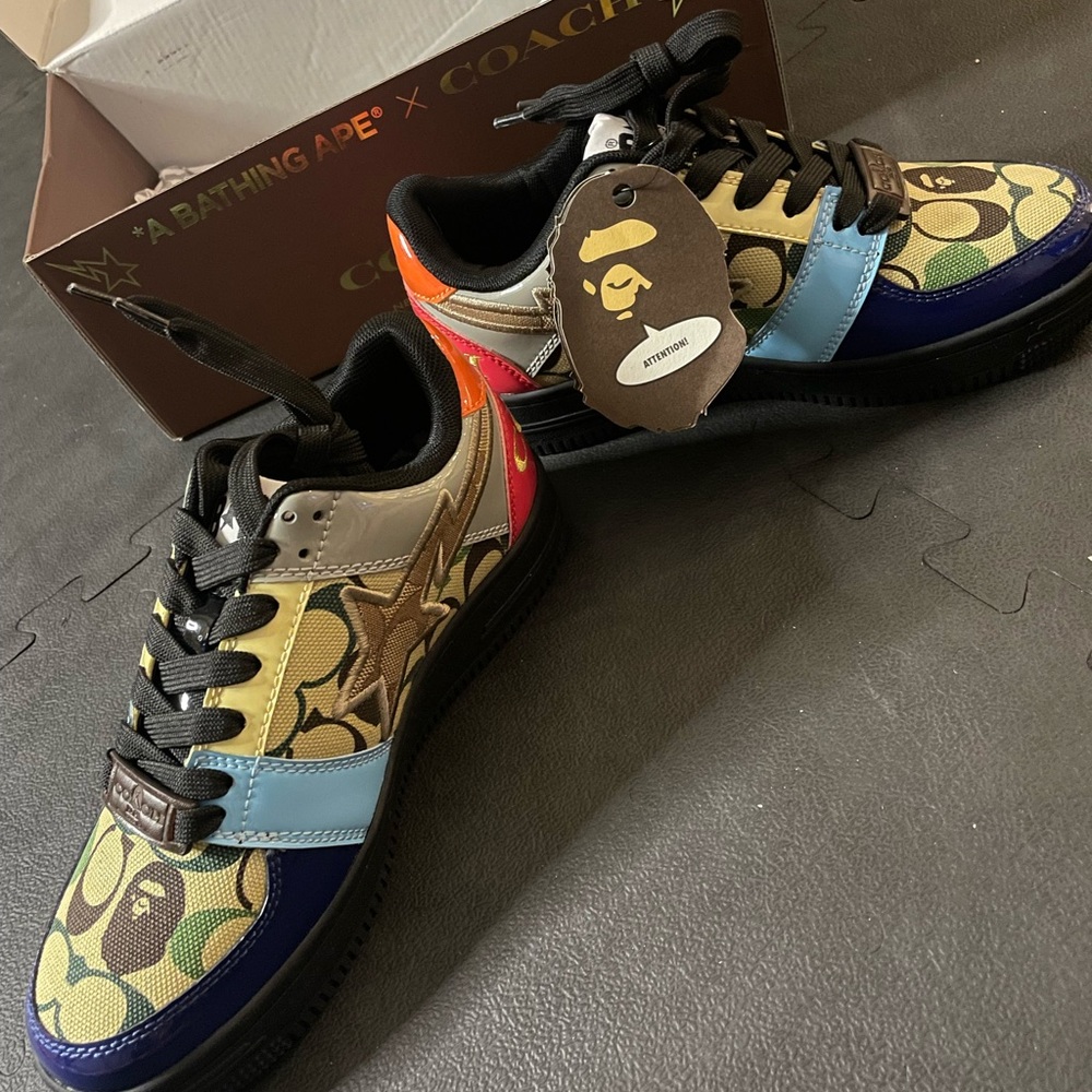 Bape x Coach Bapestas